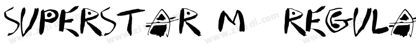 Superstar M54 Regula字体转换
